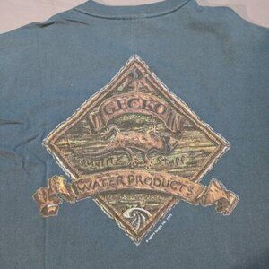 Vintage 1995 Gecko Water Products Graphic T Shirt Size XL